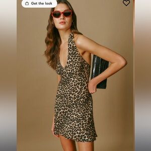 Reformation Delanie Dress LEO XS Petite